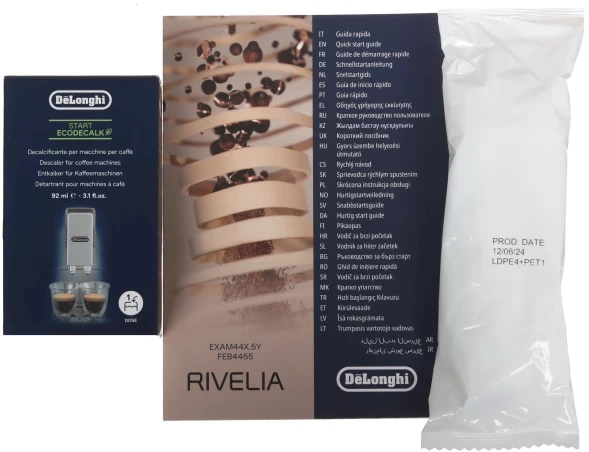 Кофемашина Delonghi Rivelia EXAM440.55.G 1450Вт серый
