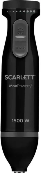 Блендер погружной Scarlett SC-HB42M47 1500Вт черный/серебристый
