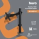 Кронштейн для мониторов ЖК Buro BU-M051-M черный 17&amp;quot;-32&amp;quot; макс.8кг крепление к столешнице поворот и наклон