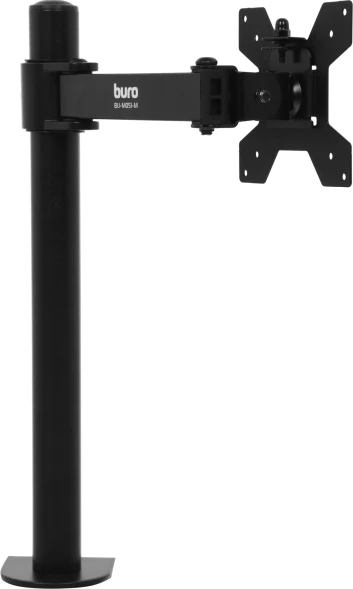 Кронштейн для мониторов ЖК Buro BU-M051-M черный 17&amp;quot;-32&amp;quot; макс.8кг крепление к столешнице поворот и наклон