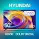 Телевизор LED Hyundai 50&amp;quot; H-LED50BU7012 YaOS Frameless черный/черный 4K Ultra HD 60Hz DVB-T DVB-T2 DVB-C DVB-S DVB-S2 USB WiFi Smart TV