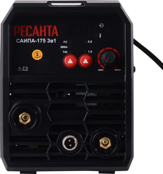 Сварочный полуавтомат Ресанта САИПА-175 инвертор MIG-MAG/ММА/TIG 5.5кВт