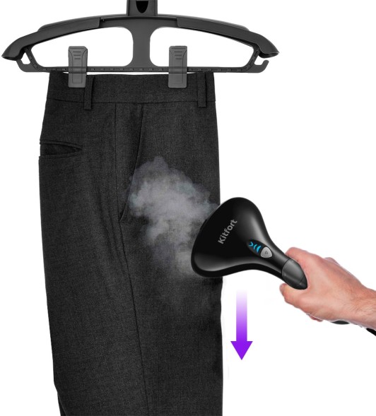 Отпариватель ручной Kitfort КТ-9116 1500Вт черный