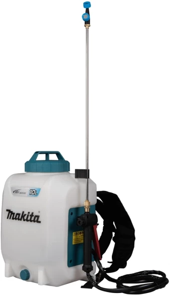 Опрыскиватель Makita DUS108Z аккум. ранц. 10л белый/бирюзовый