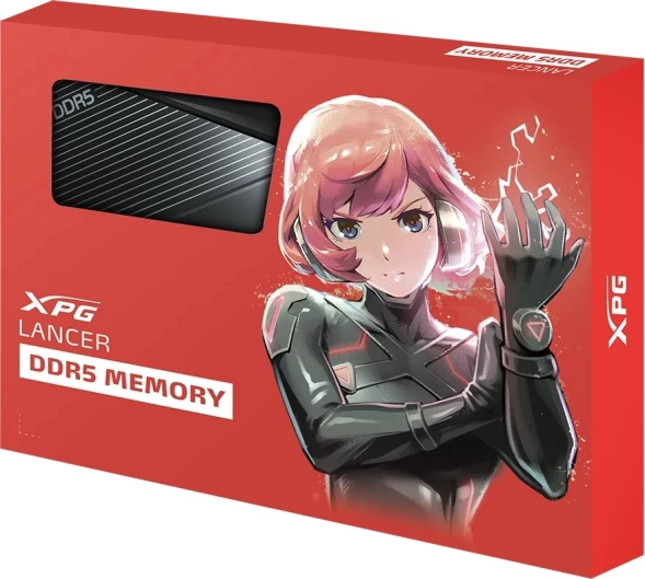 Память DDR5 2x32GB 6400MHz A-Data AX5U6400C3232G-DCLABK XPG Lancer RTL PC5-51200 CL32 DIMM 288-pin 1.4В kit dual rank Ret