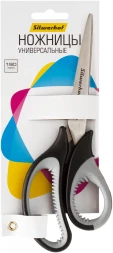 Ножницы Silwerhof Mode универсальные 165мм ручки с резиновой вставкой черный