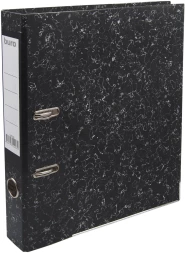 Папка-регистратор Buro A4 50мм картон/бумага черный мет.окант. сборная (упак.:2шт)