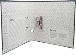 Папка-регистратор Buro A4 50мм картон/бумага черный мет.окант. сборная (упак.:2шт)