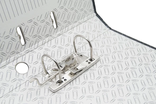 Папка-регистратор Buro A4 50мм картон/бумага черный мет.окант. сборная (упак.:2шт)