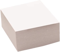 Блок для записей бумажный Silwerhof Eco Эконом 80x80x40мм 60г/м2 70% белый