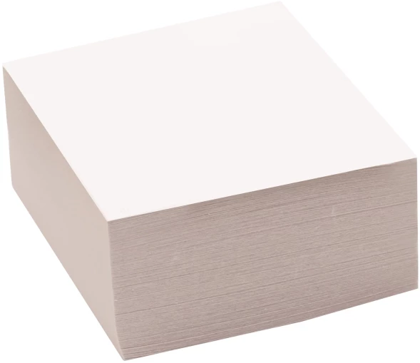 Блок для записей бумажный Silwerhof Eco Эконом 80x80x40мм 60г/м2 70% белый