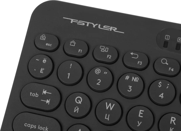 Клавиатура + мышь A4Tech Fstyler FG3300 Air2 клав:серый мышь:серый USB беспроводная slim Multimedia