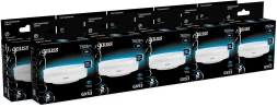 Лампа светодиодная Gauss 108008308 8Вт цок.:GX53 таблетка 220B св.свеч.бел.хол. (упак.:10шт)