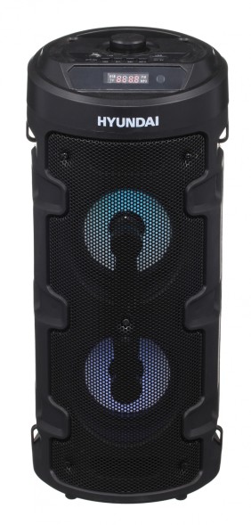 Минисистема Hyundai H-MC160 черный 50Вт FM USB BT SD/MMC