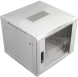 Шкаф коммутационный Rexant (04-0966-111) настенный 9U 600x600мм пер.дв.стекл 60кг серый 510мм 230град. 501мм сталь