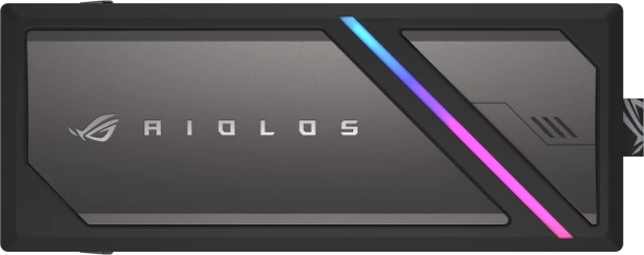 Внешний корпус SSD Asus ROG STRIX AIOLOS NVMe/SATA алюминий черный M2 2280