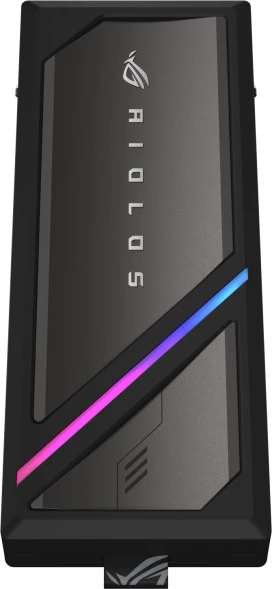 Внешний корпус SSD Asus ROG STRIX AIOLOS NVMe/SATA алюминий черный M2 2280