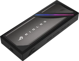Внешний корпус SSD Asus ROG STRIX AIOLOS NVMe/SATA алюминий черный M2 2280