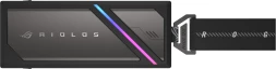 Внешний корпус SSD Asus ROG STRIX AIOLOS NVMe/SATA алюминий черный M2 2280