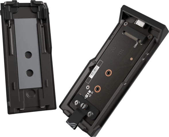 Внешний корпус SSD Asus ROG STRIX AIOLOS NVMe/SATA алюминий черный M2 2280