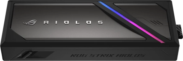 Внешний корпус SSD Asus ROG STRIX AIOLOS NVMe/SATA алюминий черный M2 2280
