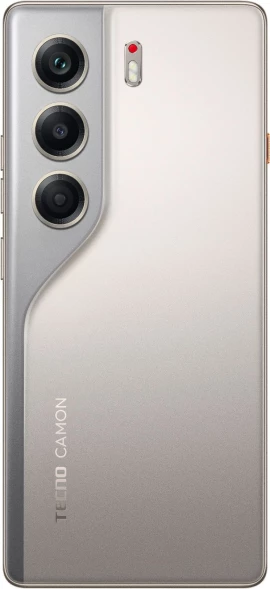 Смартфон Tecno Camon 40 256Gb 12Gb титан моноблок 3G 4G 2Sim 6.78&amp;quot; 1080x2436 Android 15 50Mpix 802.11 a/b/g/n/ac NFC GPS GSM900/1800 GSM1900 Protect FM microSD max1024Gb