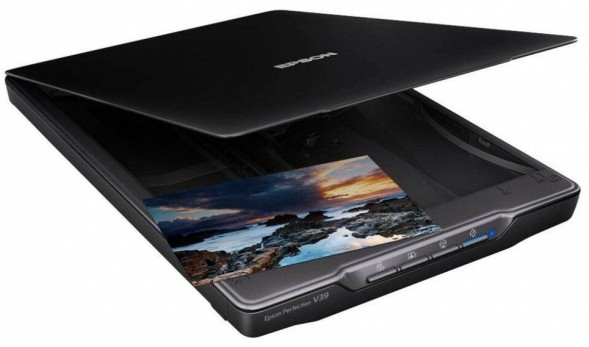 Сканер планшетный Epson Perfection V39 II (B11B232201/401/502/268401) A4 черный