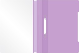 Папка-скоросшиватель Бюрократ Pastel -PSLPAST/VIO A4 прозрач.верх.лист пластик фиолетовый 0.14/0.18