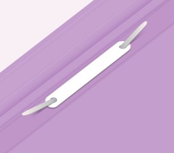Папка-скоросшиватель Бюрократ Pastel -PSLPAST/VIO A4 прозрач.верх.лист пластик фиолетовый 0.14/0.18
