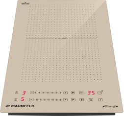 Индукционная варочная поверхность Maunfeld CVI292S2FBG Inverter бежевый