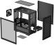 Корпус Deepcool CH370 черный без БП mATX 7x120mm 4x140mm 2xUSB3.0 audio bott PSU