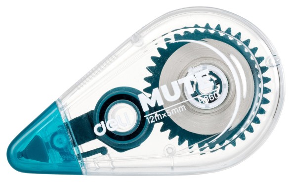 Лента коррект. Deli Mute EH360 12мx5мм ассорти корпус блистер