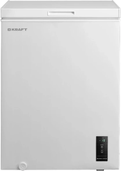 Морозильный ларь Kraft BD (W)-152BL белый 74Вт