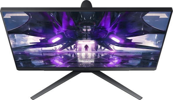 Монитор Samsung 24&amp;quot; Odyssey G3 S24AG320NI черный VA LED 1ms 16:9 HDMI полуматовая HAS Piv 250cd 178гр/178гр 1920x1080 165Hz FreeSync Premium DP 4.5кг
