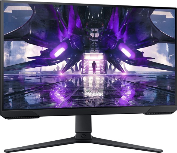 Монитор Samsung 24&amp;quot; Odyssey G3 S24AG320NI черный VA LED 1ms 16:9 HDMI полуматовая HAS Piv 250cd 178гр/178гр 1920x1080 165Hz FreeSync Premium DP 4.5кг