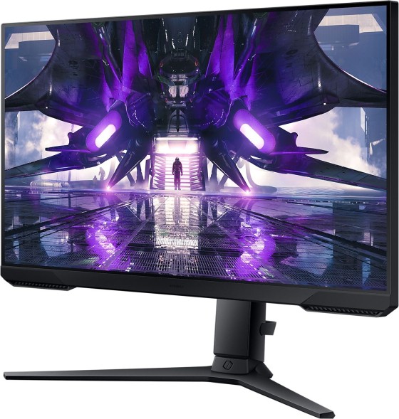 Монитор Samsung 24&amp;quot; Odyssey G3 S24AG320NI черный VA LED 1ms 16:9 HDMI полуматовая HAS Piv 250cd 178гр/178гр 1920x1080 165Hz FreeSync Premium DP 4.5кг