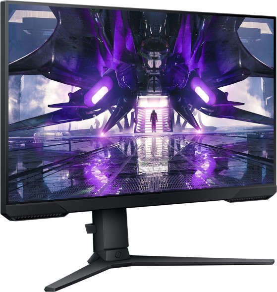 Монитор Samsung 24&amp;quot; Odyssey G3 S24AG320NI черный VA LED 1ms 16:9 HDMI полуматовая HAS Piv 250cd 178гр/178гр 1920x1080 165Hz FreeSync Premium DP 4.5кг