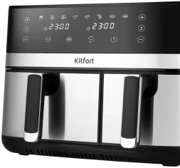 Аэрогриль Kitfort КТ-2261 8.2л 2700Вт черный/серебристый