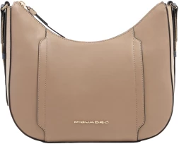 Сумка кросс-боди женская Piquadro Circle BD6657W92/TOBLU бежевая/голубая натур.кожа