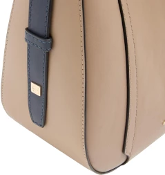 Сумка кросс-боди женская Piquadro Circle BD6657W92/TOBLU бежевая/голубая натур.кожа