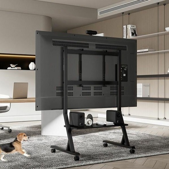 Подставка для телевизора Ultramounts UM306B черный 45&amp;quot;-90&amp;quot; макс.60кг напольный мобильный