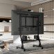 Подставка для телевизора Ultramounts UM306B черный 45&amp;quot;-90&amp;quot; макс.60кг напольный мобильный