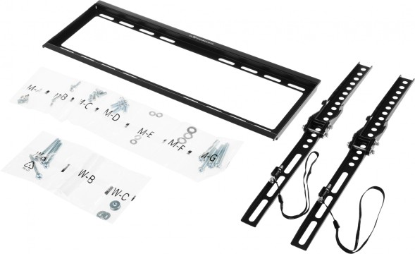 Кронштейн для телевизора Ultramounts UM832T черный 32&amp;quot;-55&amp;quot; макс.35кг настенный наклон