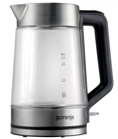 Чайник электрический Gorenje K17GED 1.7л. 2200Вт нержавеющая сталь корпус: стекло/металл/пластик