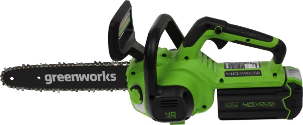 Цепная пила Greenworks G40CS30IIK4 аккум. дл.шины:12&amp;quot; (30cm) 1аккум. 4Ач ЗУ (2007807UB)