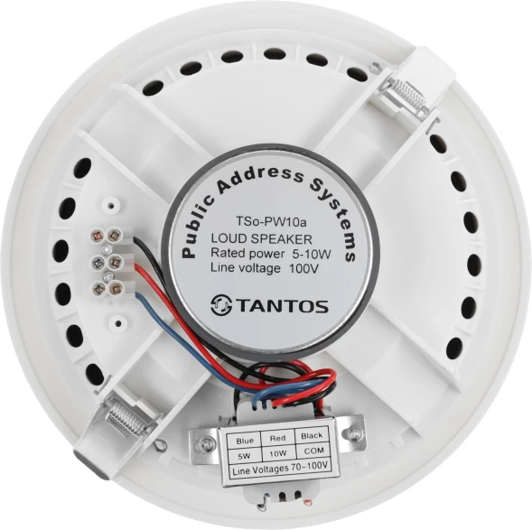 Громкоговоритель Tantos TSo-PW10a потолочный 10Вт белый (00-00026419)