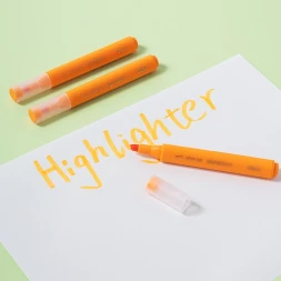 Текстовыделитель Deli EU12S-OR скошенный пиш. наконечник 1-5мм оранжевый коробка картонная