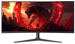 Монитор Acer 34&amp;quot; Nitro XZ342CUV3bmiiphx черный VA LED 1ms 21:9 HDMI M/M матовая HAS 400cd 178гр/178гр 3440x1440 180Hz DP 2K