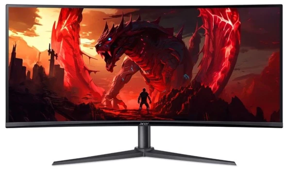 Монитор Acer 34&amp;quot; Nitro XZ342CUV3bmiiphx черный VA LED 1ms 21:9 HDMI M/M матовая HAS 400cd 178гр/178гр 3440x1440 180Hz DP 2K