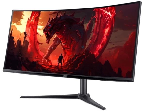 Монитор Acer 34&amp;quot; Nitro XZ342CUV3bmiiphx черный VA LED 1ms 21:9 HDMI M/M матовая HAS 400cd 178гр/178гр 3440x1440 180Hz DP 2K